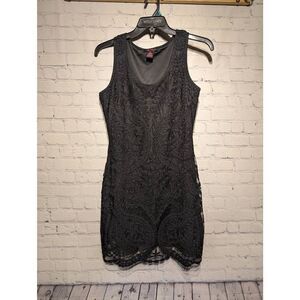 'It's Pink' stretchy fitted black dress size medium